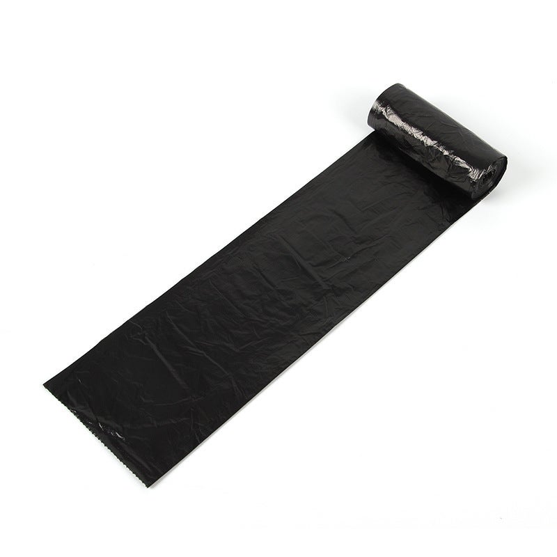 Household Daily Necessities 45*50 Flat Mouth Garbage Bag Black Plastic Bag Household Disposable Thickened Garbage Bag - Image 1