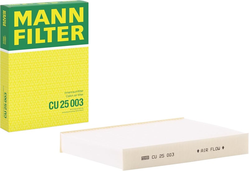MANN FILTER MANN-FILTER CU 25 003 Interior Filter – For passenger cars - Image 1