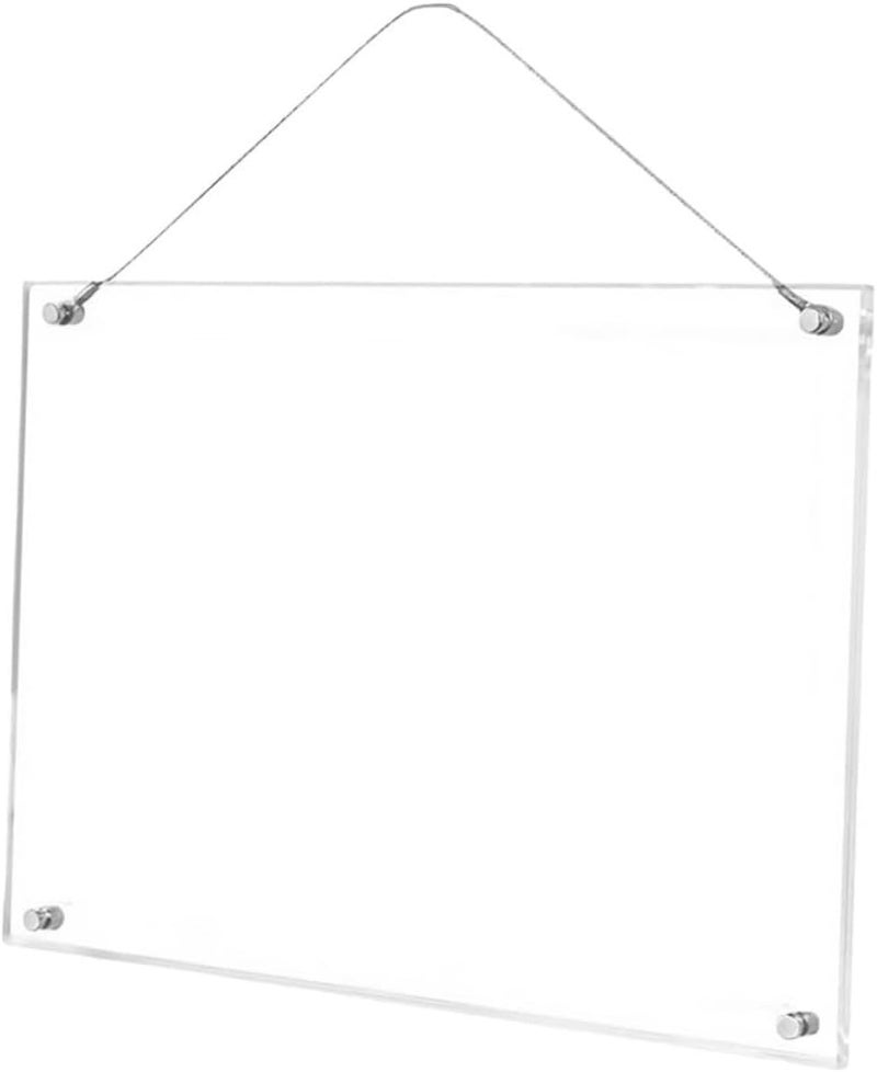 A4 Acrylic Photo Frame with Stand, Certificate Display Holder, Crystal Wall and Tabletop Picture Frame for Home and Office Decor - Image 1