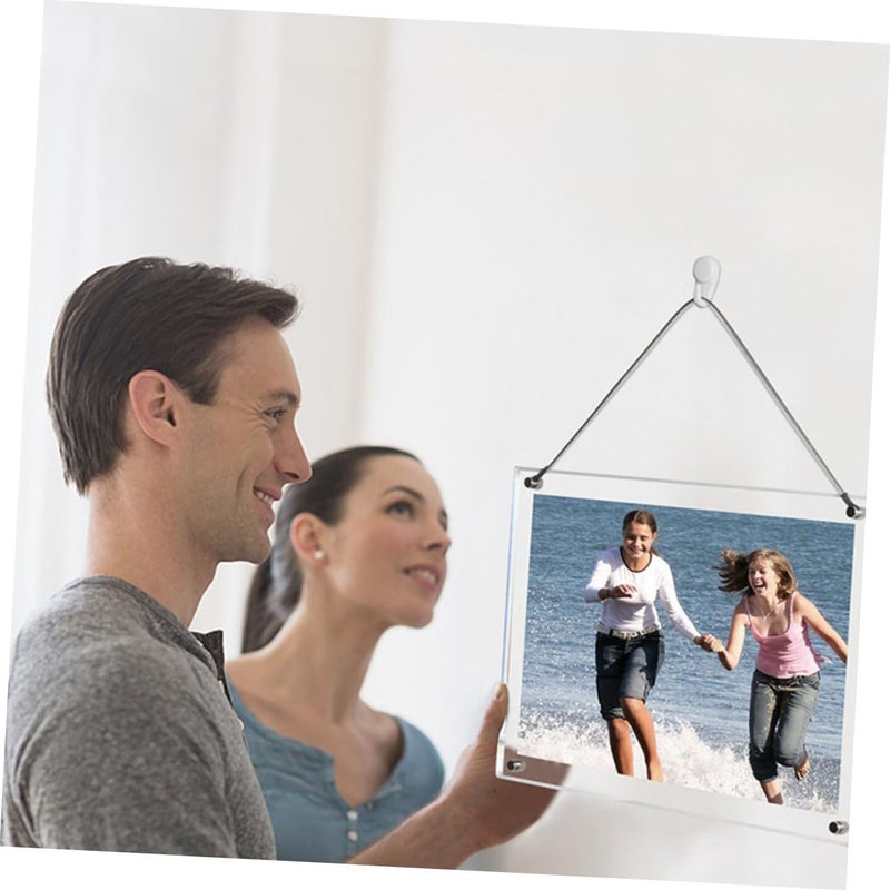 A4 Acrylic Photo Frame with Stand, Certificate Display Holder, Crystal Wall and Tabletop Picture Frame for Home and Office Decor - Image 5
