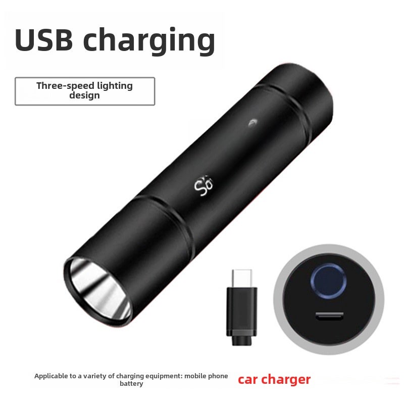 مصباح يدوي LED عالي الطاقة: محسن محمول - شعلة متعددة الوظائف متينة قابلة لإعادة الشحن عبر USB للاستخدام اليومي والمغامرات الخارجية والطلاب والعمال - Image 5