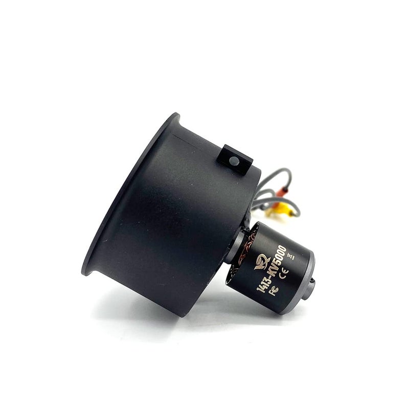 XFLY-MODEL 40mm 12-Blade EDF Ducted Fan with 3S/4S 1413-KV5000 Brushless Outrunner Motor Model Jet Aircraft - Image 5