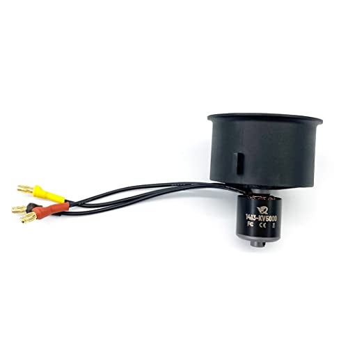 XFLY-MODEL 40mm 12-Blade EDF Ducted Fan with 3S/4S 1413-KV5000 Brushless Outrunner Motor Model Jet Aircraft - Image 3