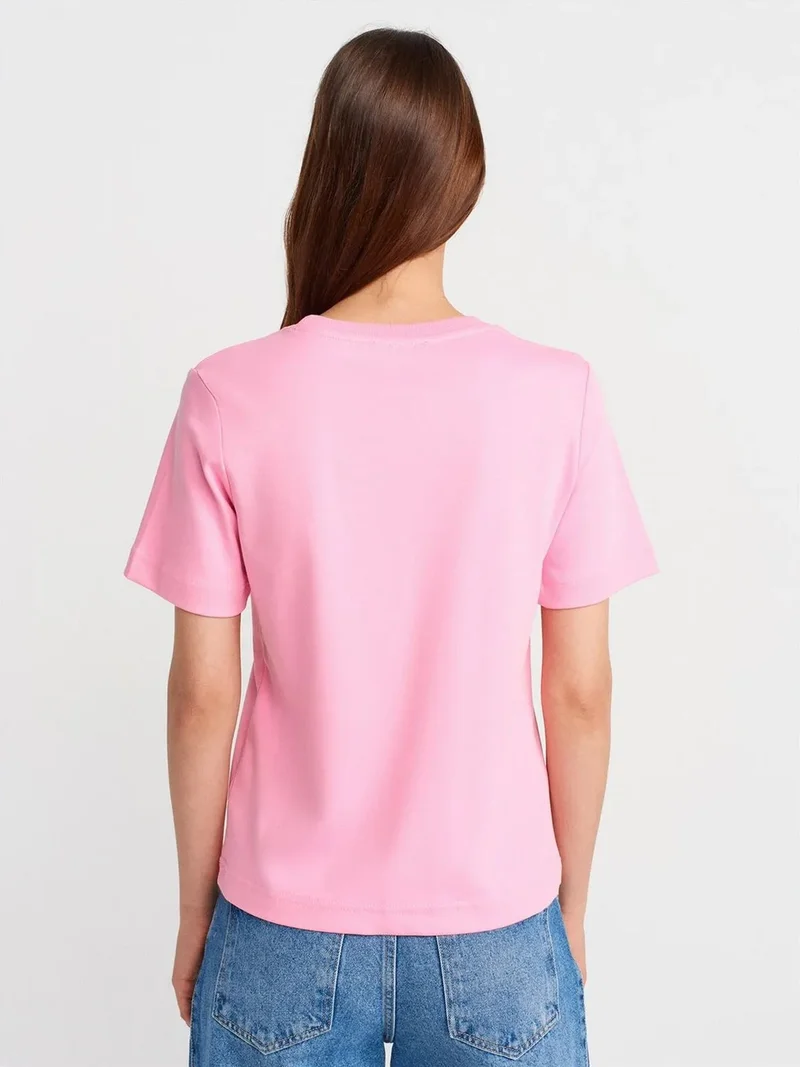 Dilvin DILVIN Women's Cotton Crew Neck T-Shirt