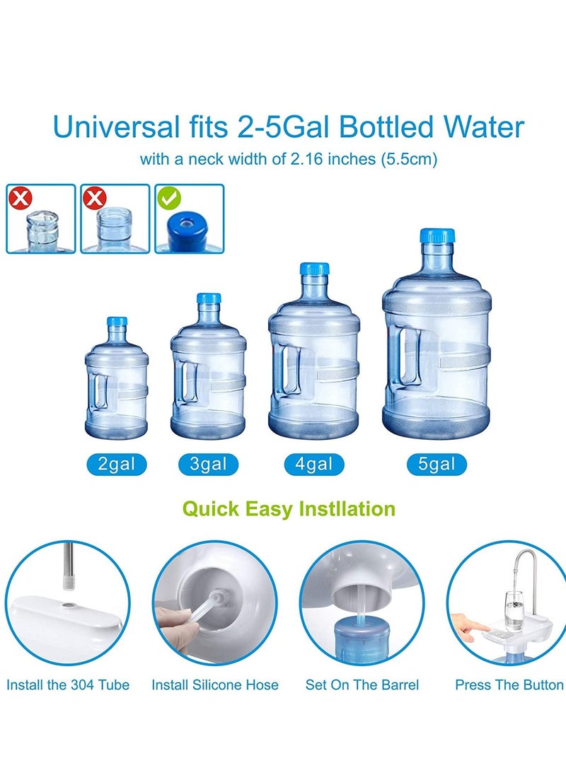 Phone Planet Water Pump for  Water Bottle Dispenser Electric Water Pump Automatic Water Bottle Pump Dispenser for 5 Gallon Bottle(White  - Image 5