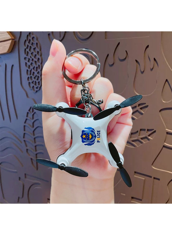 Creative Cartoon Mini Drone Series Keychain Children's School Bag Car Keychain Small Gift