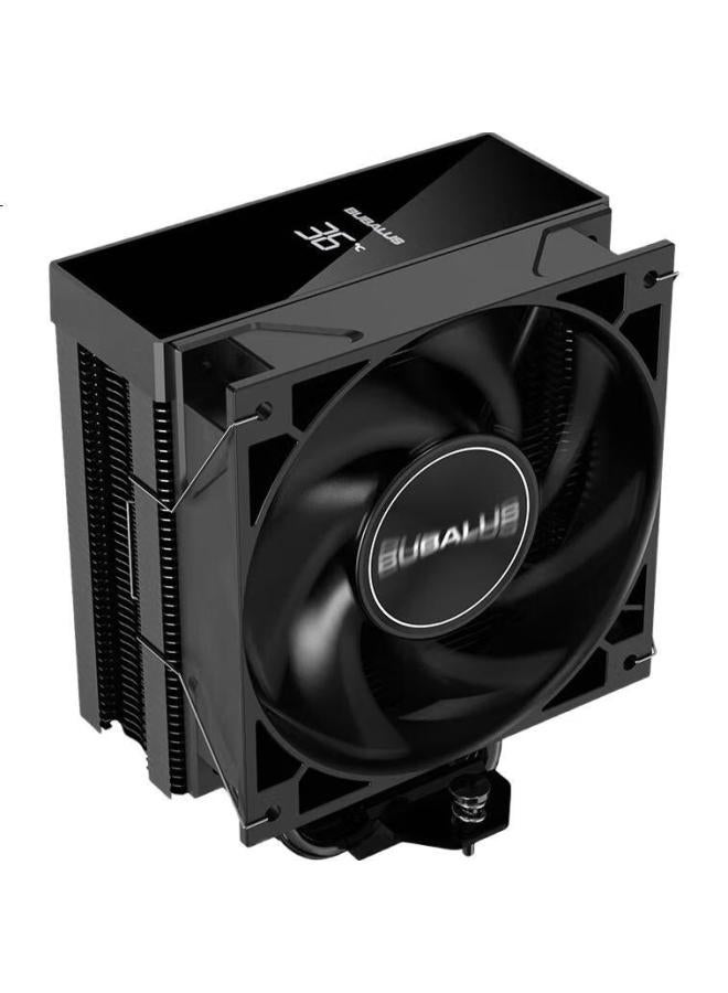 Bubalus (Bubalus) Black Armor Iv Intelligent Temperature Display Cpu Cooler (4 Heat Pipe Air Cooling/Blackened Thickened Aluminum Fins/Reverse Gravity Copper Pipe/Digital Display/Pwm Temperature Contr - Image 3