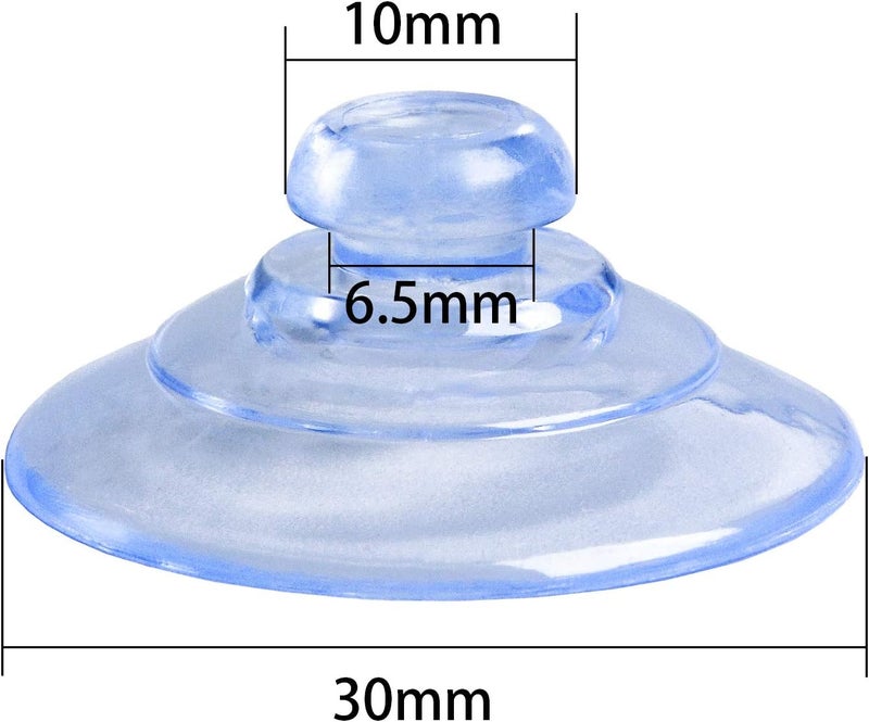 HSTECH 10 Pcs Radar Detectors Suction Cups for Clear Cobra Escort and Beltronics Radar Detector Mount - Image 2
