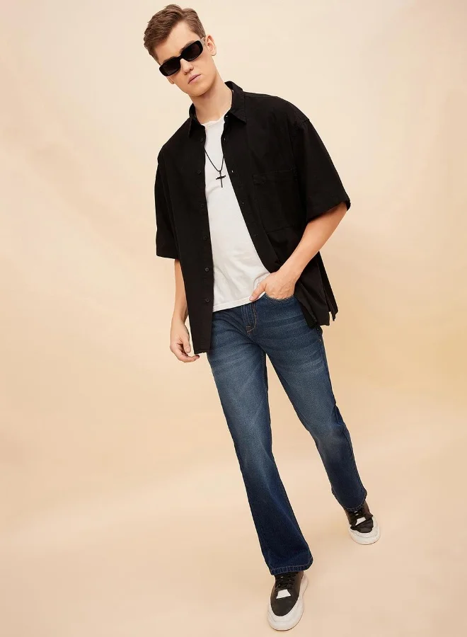 HIGH STAR Mens Blue Jeans
