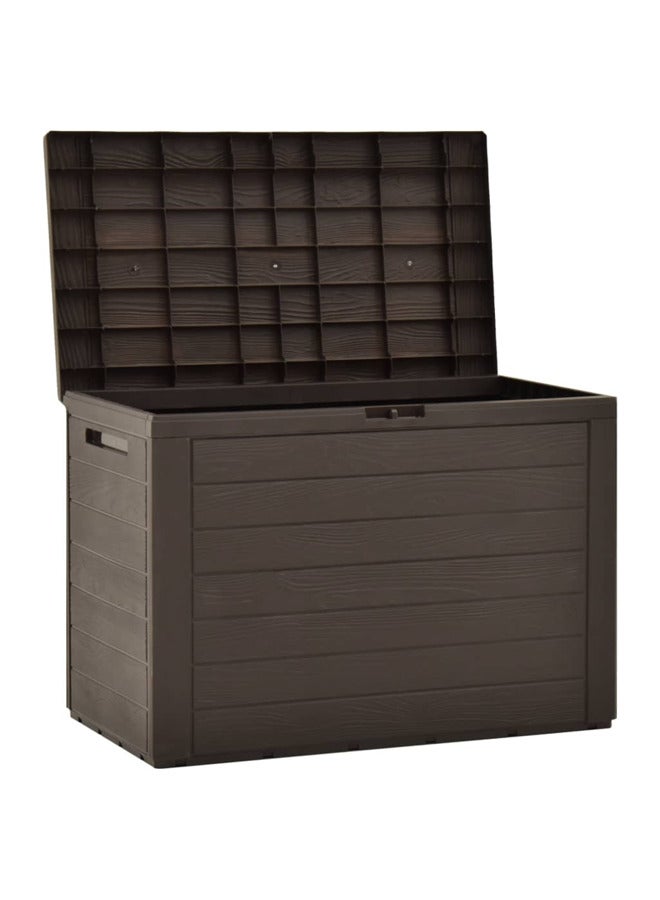 فيداكسل vidaXL صندوق تخزين الحديقة بني 78×44×55 سم - Image 3