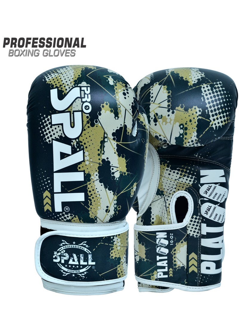 Spall Boxing Gloves - 6oz 8oz 10oz 12oz 14oz 16oz - Leather Platoon Series Gloves for Training Sparring with Waterproof Lining - Breathable Mesh - Hand Protection - Image 4