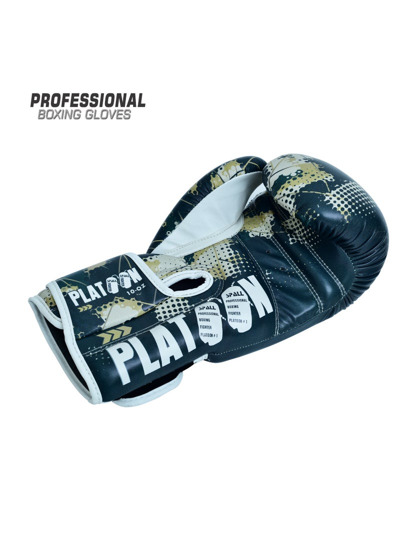 Spall Boxing Gloves - 6oz 8oz 10oz 12oz 14oz 16oz - Leather Platoon Series Gloves for Training Sparring with Waterproof Lining - Breathable Mesh - Hand Protection - Image 3