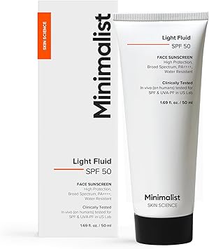 Minimalist SPF 50 Light Fluid Sunscreen - Image 1