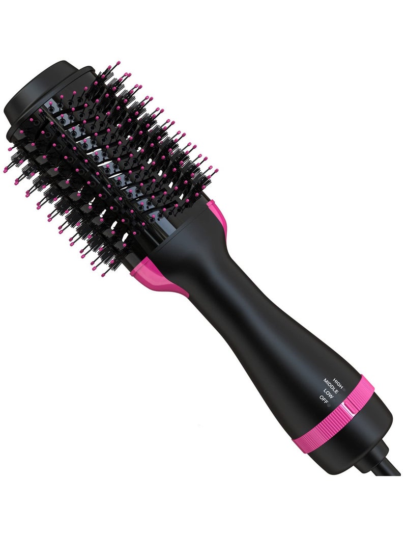 Excefore Hair Dryer Brush, One-Step Blow Dryer Brush for Styling and Frizz Control, Negative Ionic Hot Air Brush Volumizer Ceramic, 4 in 1 Hair Dryer and Styler Volumizer with Negative Ion - Image 1