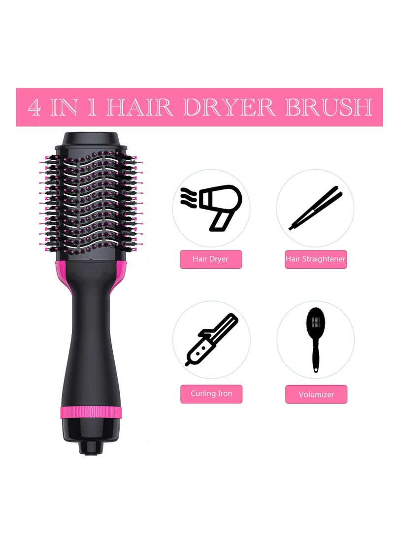 Excefore Hair Dryer Brush, One-Step Blow Dryer Brush for Styling and Frizz Control, Negative Ionic Hot Air Brush Volumizer Ceramic, 4 in 1 Hair Dryer and Styler Volumizer with Negative Ion - Image 2