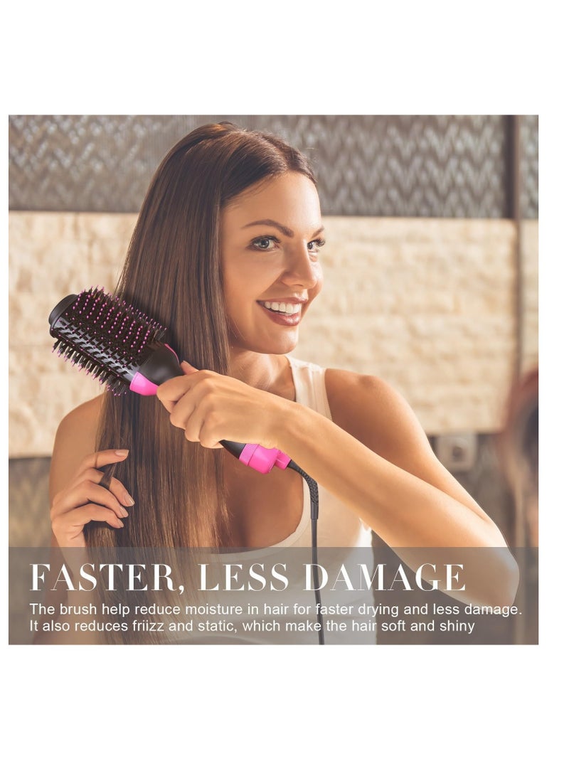 Excefore Hair Dryer Brush, One-Step Blow Dryer Brush for Styling and Frizz Control, Negative Ionic Hot Air Brush Volumizer Ceramic, 4 in 1 Hair Dryer and Styler Volumizer with Negative Ion - Image 4