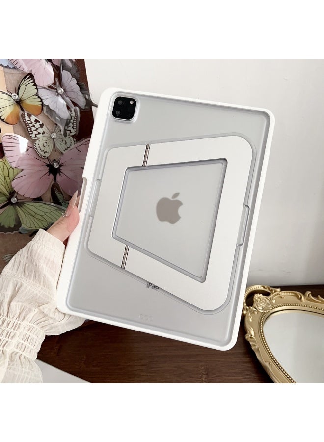 General Shockproof Case for iPad AIR6/AIR7 11 Inch , iPad AIR6/AIR711 Inch  [Built-in Pencil Holder] Slim Frosted Protective Cover with Multi-Angle Kickstand  - Image 1