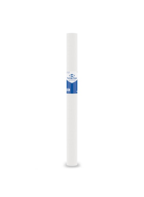 ALVIN 55WJ Lightweight Tracing Paper Roll White Suitable with Ink Charcoal Felt Tip Pen for Sketching or Detailing  24 Inches 50 Yards 1inch Core