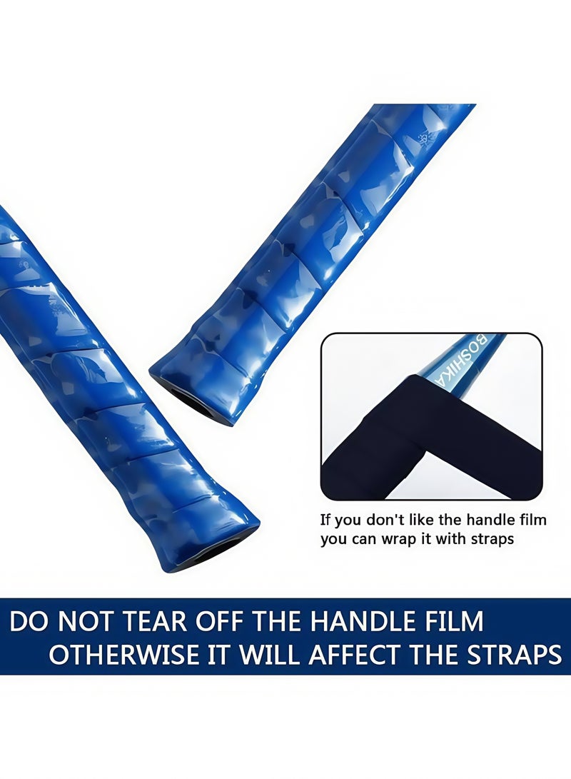 ليشا طقم مضربان لتنس الريشة مع 3 كرات ريشة الريشة وحقيبة حمل واحدة، ألعاب كرة الريشة في الفناء الخلفي للأماكن الخارجية والحديقة والشاطئ، لعبة ممتعة للعائلة - Image 3