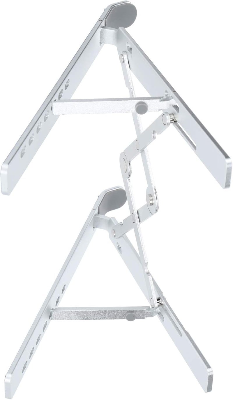Laptop Stand Foldable Aluminum Alloy Portable Lightweight Adjustable Height Ergonomic Design for 15.6 Inch Laptops Notebooks Tablets with Storage Bag - Image 5