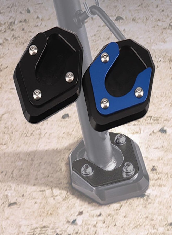 EKSED 800 MT Accessories, Motorcycle Side Stand Enlarge Plate Kit Kickstand Extension Pad for CF-MOTO CF MOTO 800MT MT800 800 MT 800-MT CF800MT 2021 2022 2023 2024 Foot Stands Enlarger Pad (Blue) - Image 1