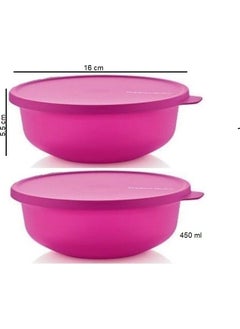 Tupperware Aloha Storage Container 2 x 450 ml Service Container  - Image 3