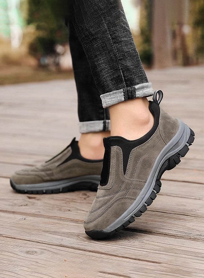 man's casual shoes, non-slip and wear-resistant soles, waterproof and breathable technology, all-terrain comfortable wear, suitable for light hiking and daily commuting - Image 5