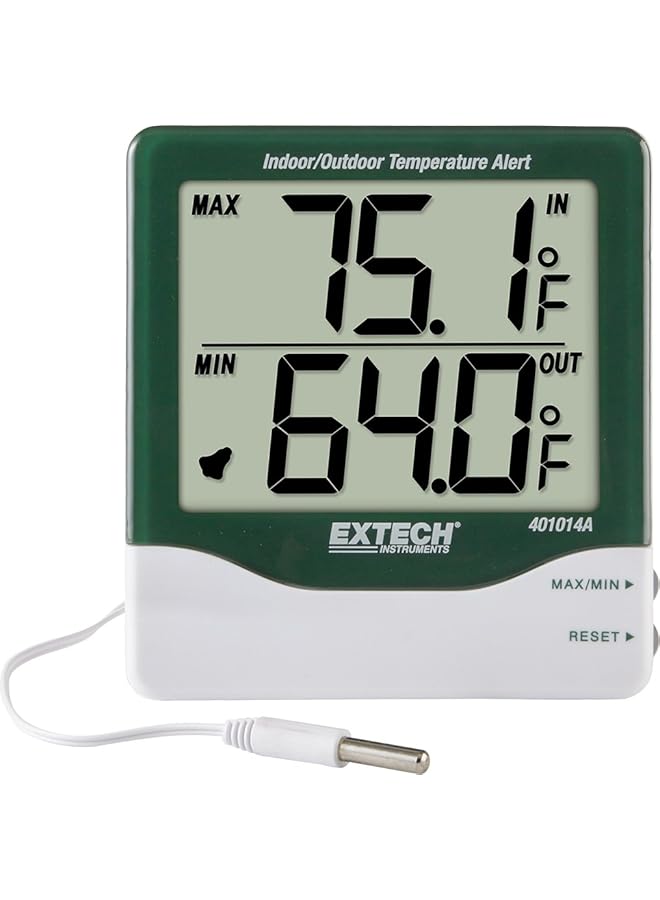 Extech 401014A Big Digit In Outdoor Thermometer With Alarm - Image 1