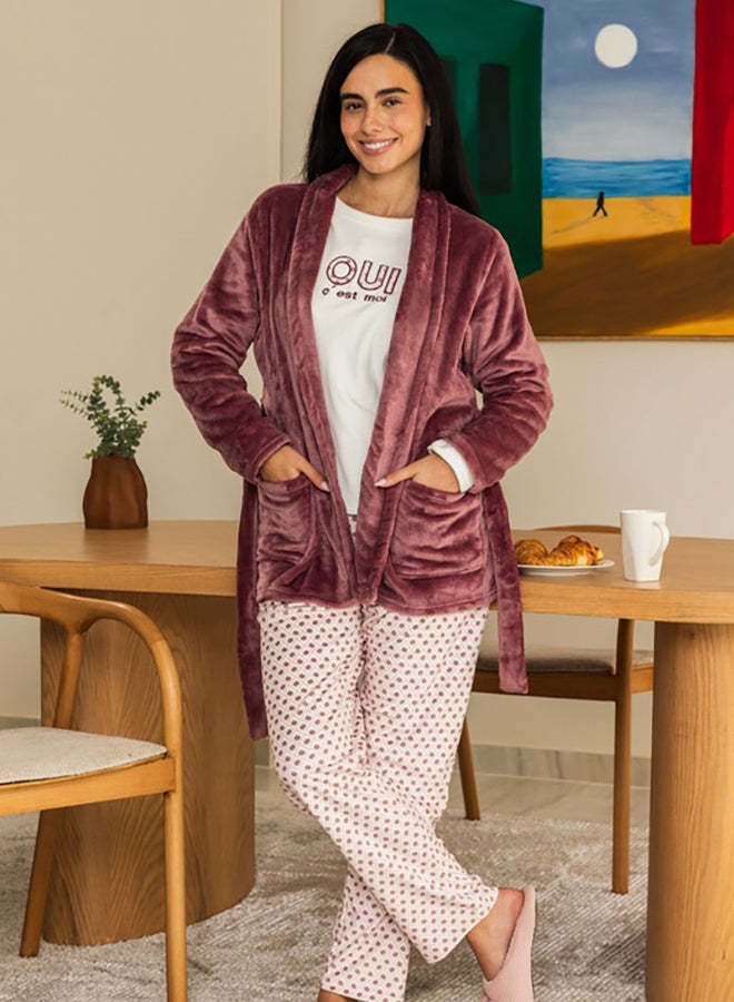 Familia Homewear OUI 3Pcs Pajama Set - Image 3
