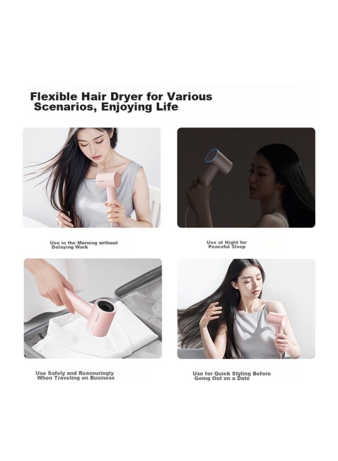 Flyco High-speed Hair Dryer For Home, Dorm, Travel, Quick-drying, Noise-reducing, Negative Ion Hair Protection, Powerful Airflow, Qixi Valentine's Day Gift Hair Dryer Tube Fh6370 Space Gray - Image 5