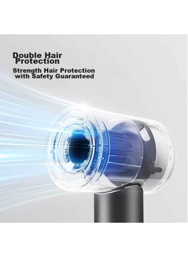 Flyco High-speed Hair Dryer For Home, Dorm, Travel, Quick-drying, Noise-reducing, Negative Ion Hair Protection, Powerful Airflow, Qixi Valentine's Day Gift Hair Dryer Tube Fh6370 Space Gray - Image 4