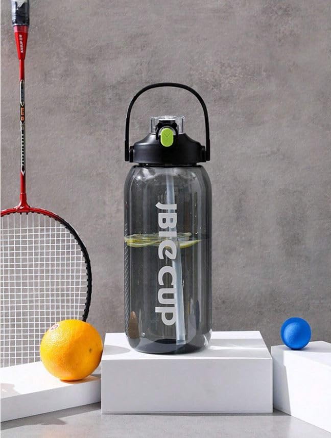 Delzon 26 LiterSports Water Bottle with Times to Drink and Straw Drinking Water Bottles BPAfree Water Bottle Multi color - Image 1