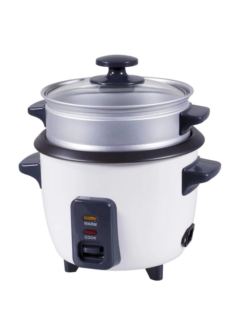 Generic 2.8L Rice Cooker with Steamer – Durable Metal Housing, Tempered Glass Lid, Non-Stick Interior, Auto Shut-Off, Keep Warm & Cool Touch Body  - Image 1