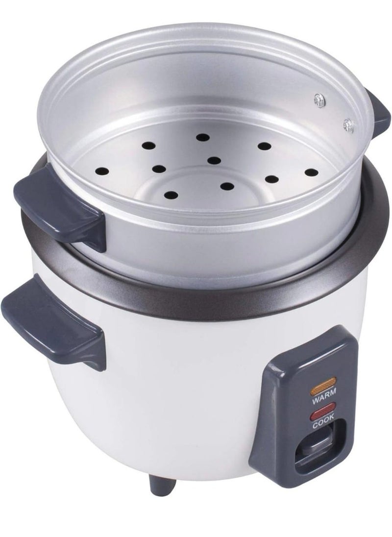 Generic 2.8L Rice Cooker with Steamer – Durable Metal Housing, Tempered Glass Lid, Non-Stick Interior, Auto Shut-Off, Keep Warm & Cool Touch Body  - Image 2