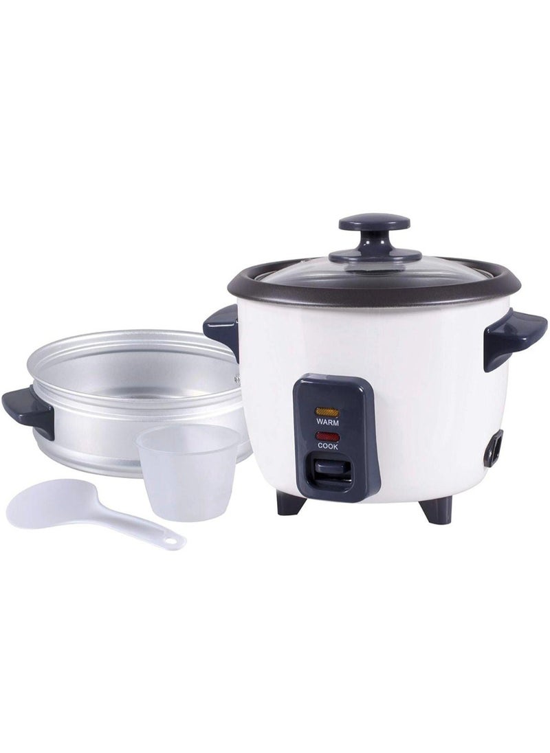Generic 2.8L Rice Cooker with Steamer – Durable Metal Housing, Tempered Glass Lid, Non-Stick Interior, Auto Shut-Off, Keep Warm & Cool Touch Body  - Image 3