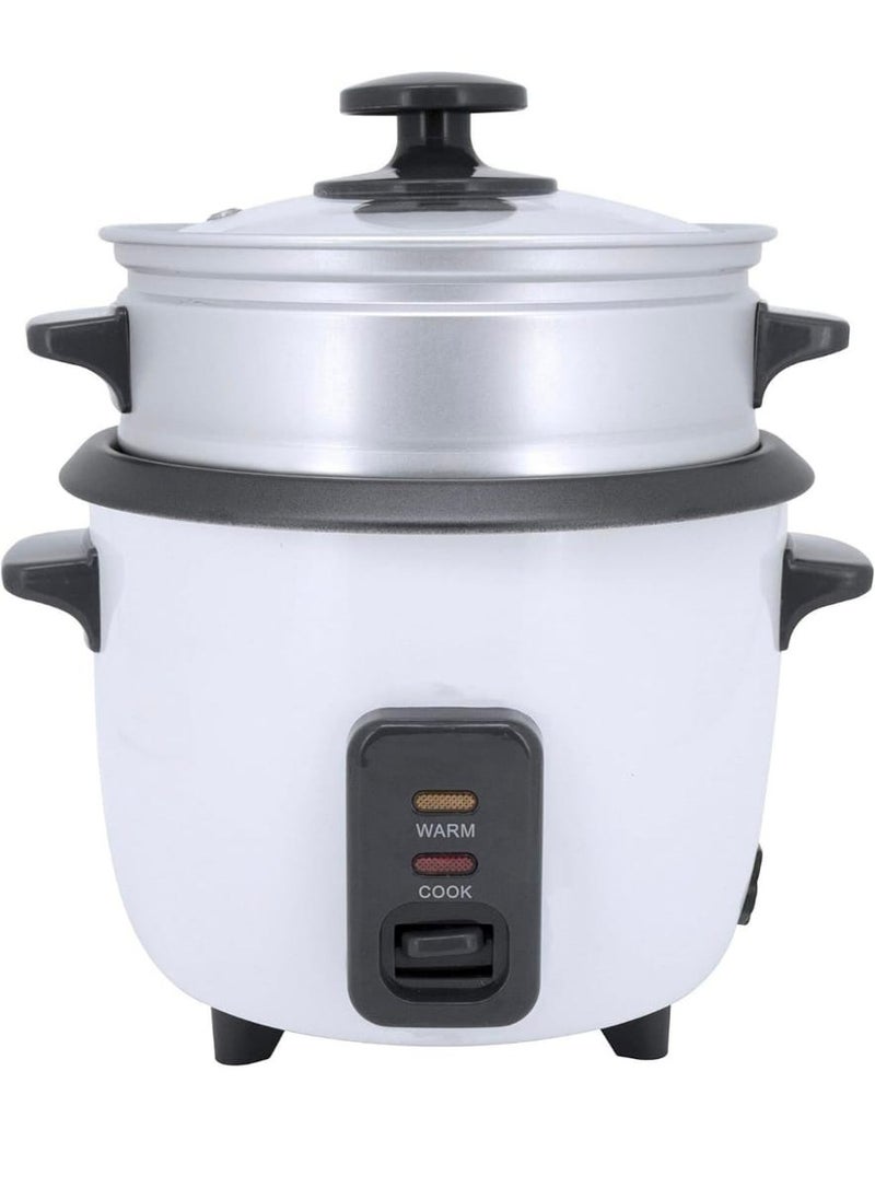 Generic 2.8L Rice Cooker with Steamer – Durable Metal Housing, Tempered Glass Lid, Non-Stick Interior, Auto Shut-Off, Keep Warm & Cool Touch Body  - Image 4