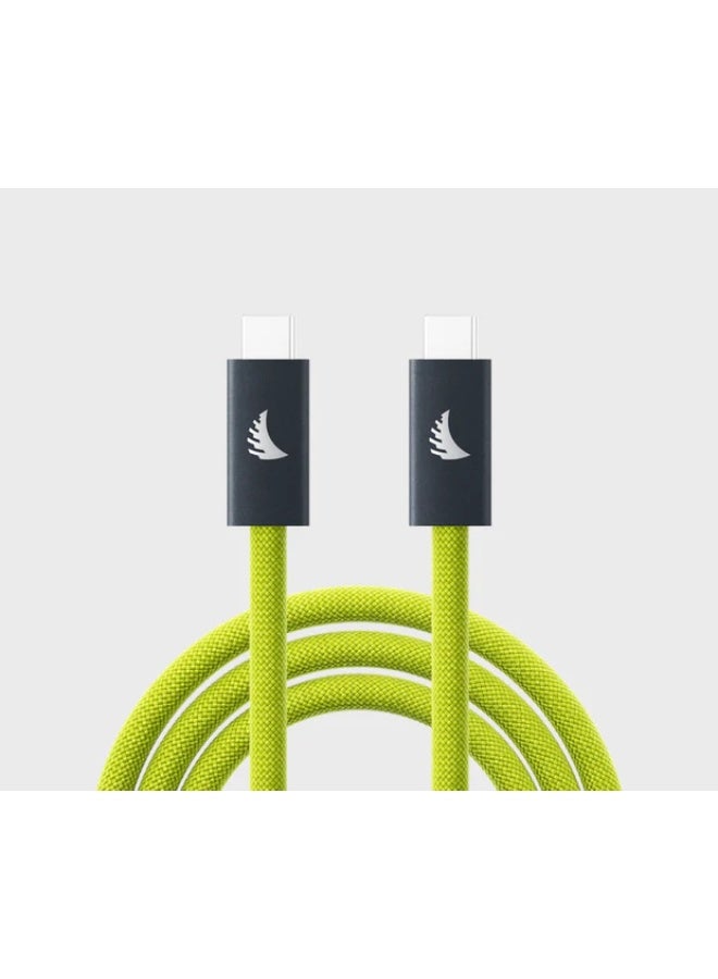 USB-C 4.0 Solid Flex™ Cable Lime 2 m | 6.6 ft