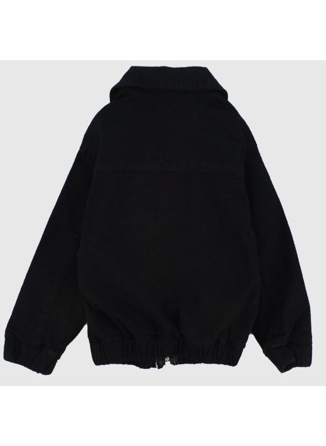 playmore - Black Long-Sleeved Jacket - Image 1
