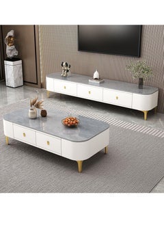 Light Luxury Glass Tea Table Simple Small Family Living Room Modern Square Storage Tea Table Soft Bag TV Cabinet Combination - pzsku/Z9C64E70E1655F61444C2Z/45/_/1735803296/0092f7c6-0f1b-4982-b98c-a074c7162543