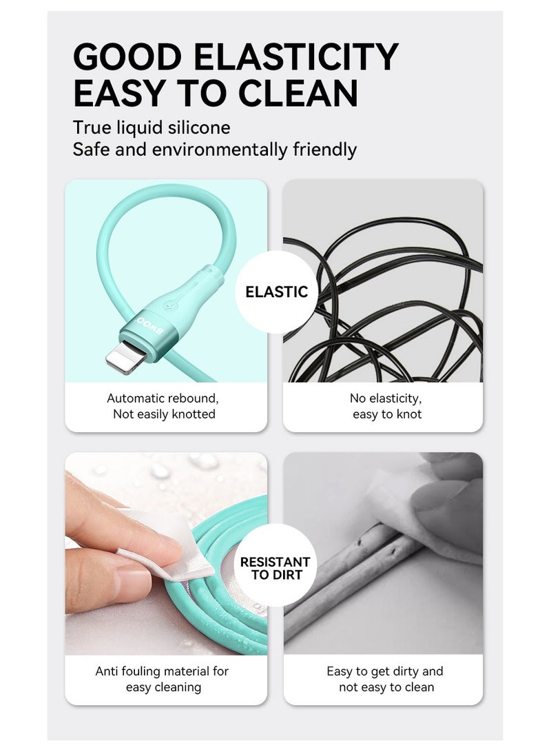 BWOO Usb-A To Lightning Charging Data Cable White - Image 5
