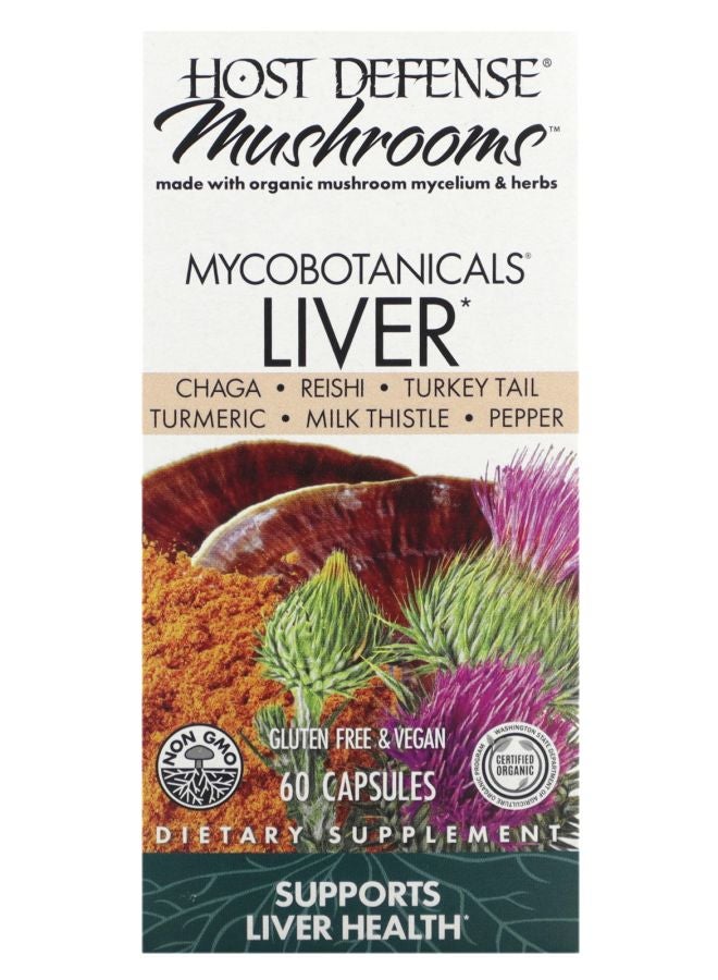 فطر MycoBotanicals للكبد 60 كبسولة