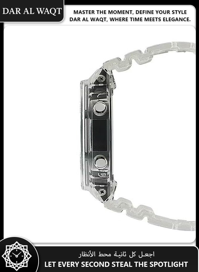 CASIO GA-2100SKE-7A Transparent Ultra-Thin Stylish Sports Watch with Lightweight Design for Trendsetters - Image 5