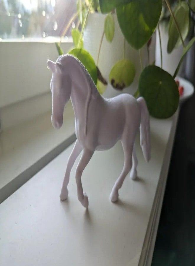 Beoals Realistic Toy Horse Figures - Set of White Stallion Animal Toys for Kids - Farm Animal Playset - Educational & Decorative Figurines - Image 4