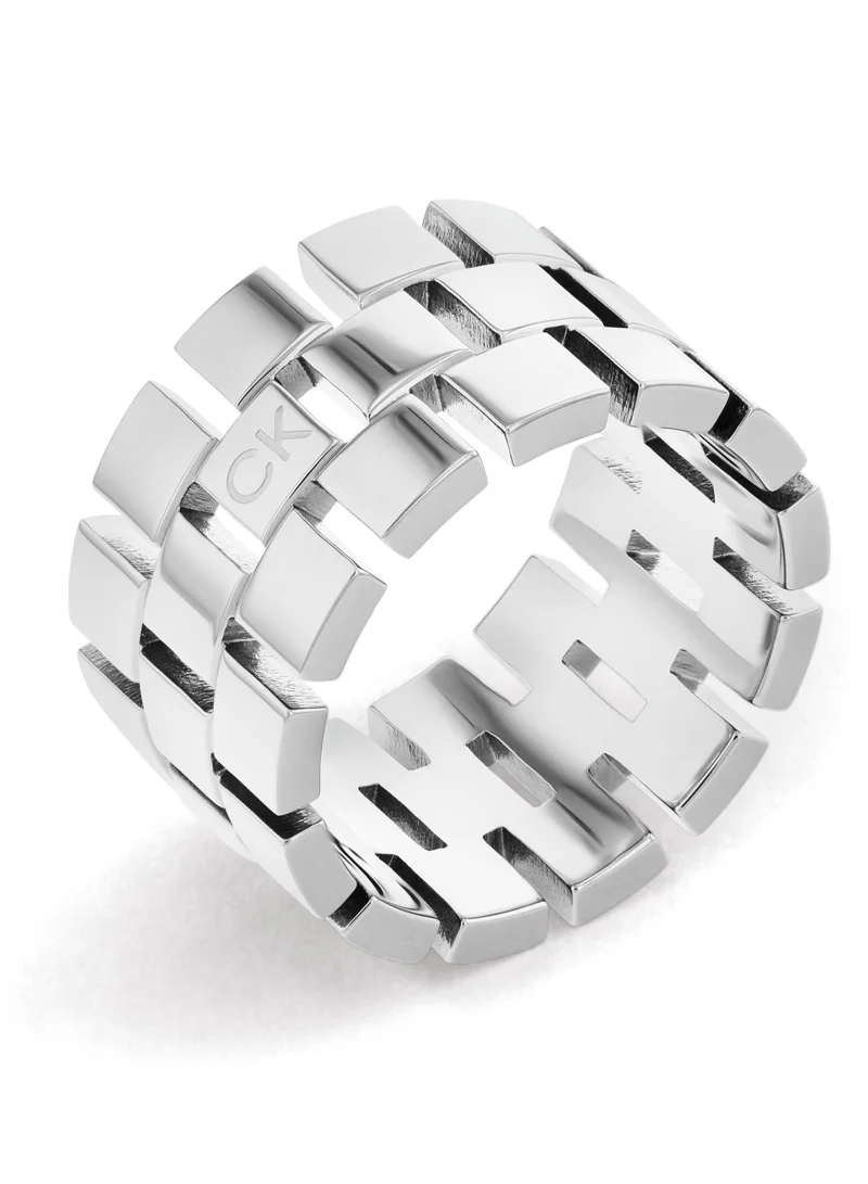 كالفن كلاين Calvin Klein Women's Silver Rings - 35000324D