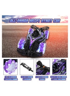 Generic Remote Control Car, Hand Gesture Sensing RC Stunt Car with Light Spray & Sound, 2.4Ghz 360° Rotation 4WD RC Drift Car High Speed RC Race Car, Electric Rechargeable RC Cars for Teens and Adults  - Image 4