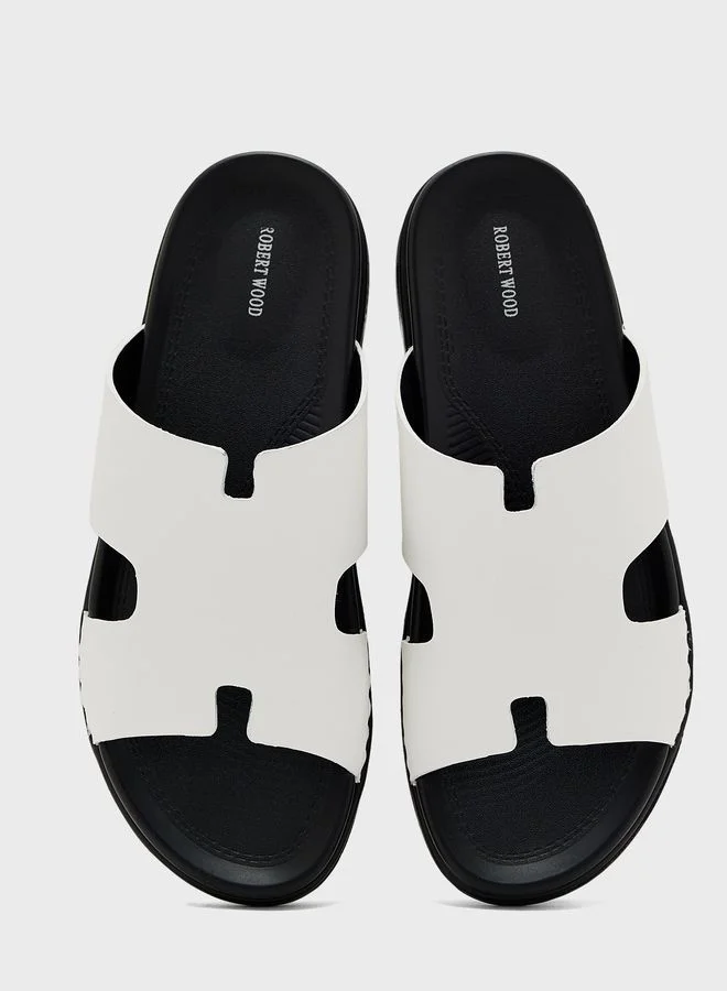 Robert Wood Comfort Footbed Slider Sandals