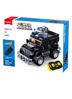 Sluban Sluban - Power Bricks Police Tiger Assault Vehicle with Remote Control 412 Pieces - M38-B1156  - Image 1