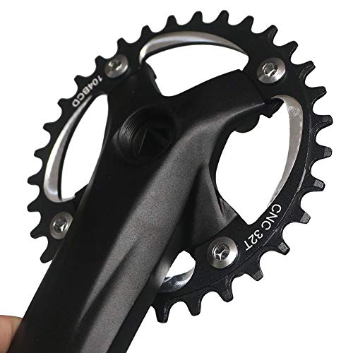 GANOPPER 38T Mountain Bike Crank Set Single Speed Crankset 104BCD 170mm 38 Tooth Narrow Wide Chainring MTB Crank Arm - Image 2