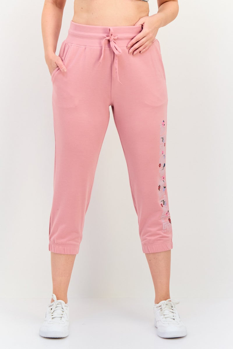 Aeropostale Women Sportswear Fit Outdoor Sweatpants, Old Rose - Image 1