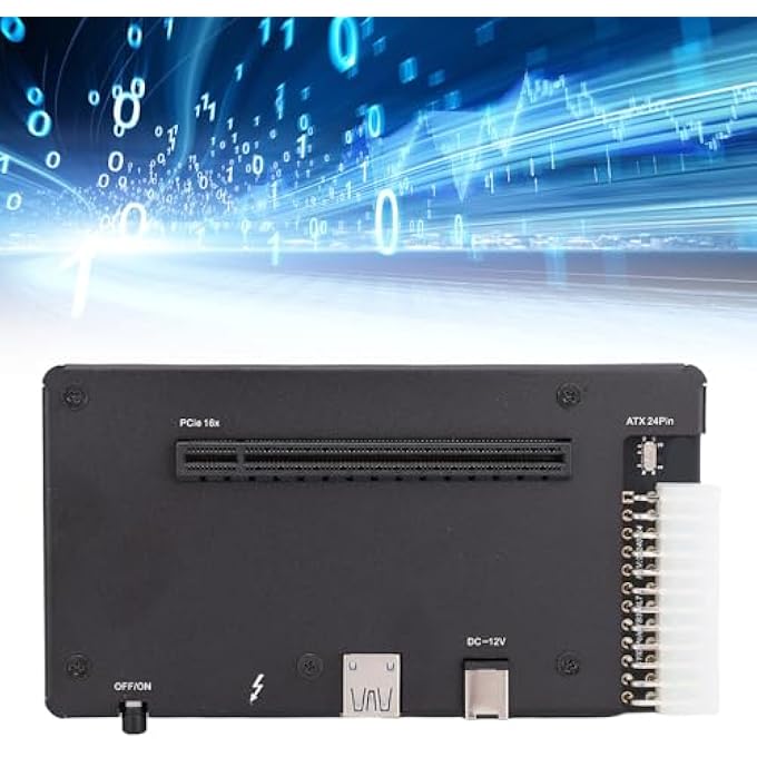 rayihni LAPTOP EXTERNAL GRAPHICS CARD DOCK 4 - IDEAL FOR VIDEO EDITING - SUPPORTS PCIE X4 STATE DRIVES ALUMINUM DESIGN - Image 3